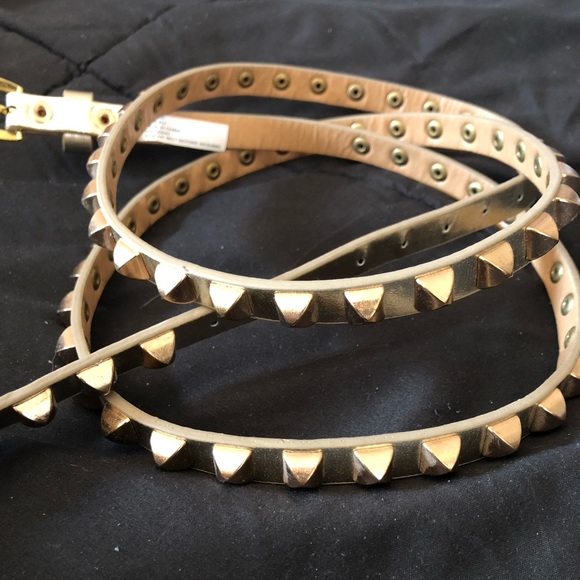 torrid Accessories - Torrid gold studded skinny belt.